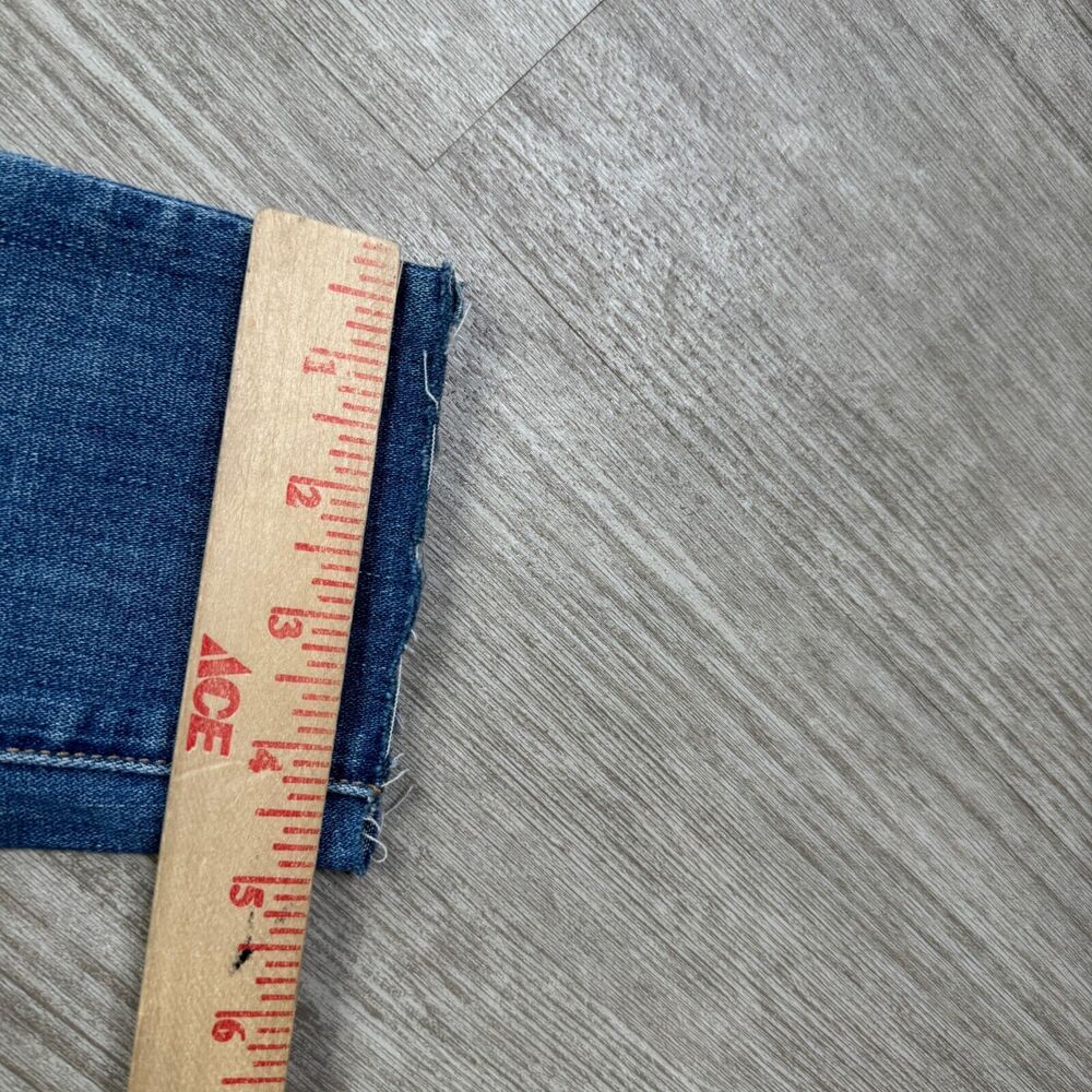 American Eagle Hi Rise Jegging Cropped Jeans Womens 4 Distressed Stretch Denim - Picture 6 of 11